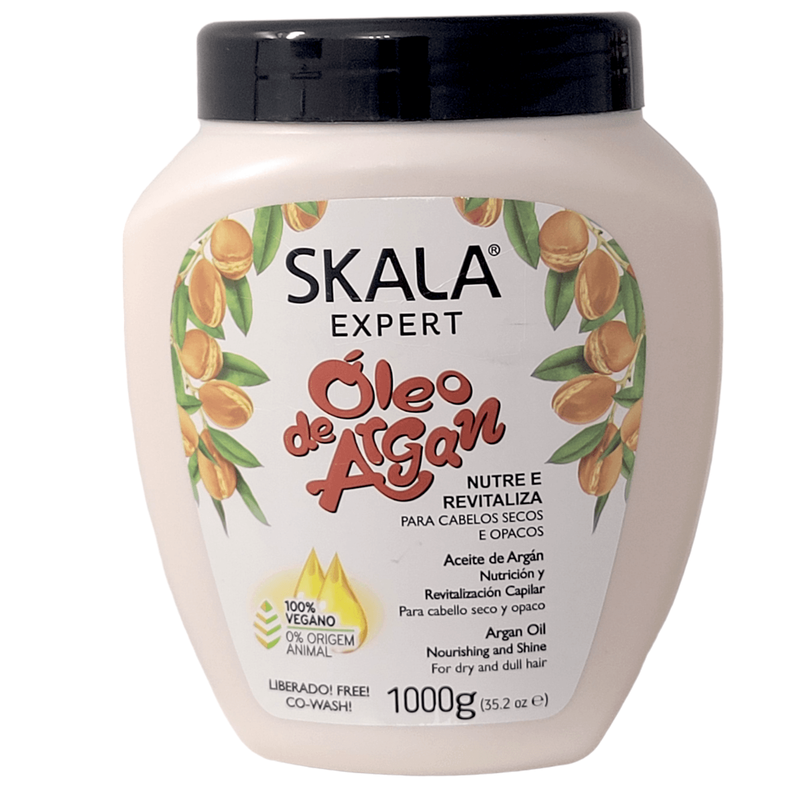 Skala OLEO DE ARGAN Nourishing Argan Oil for Hair, All-Natural Beauty Elixir - Image 1