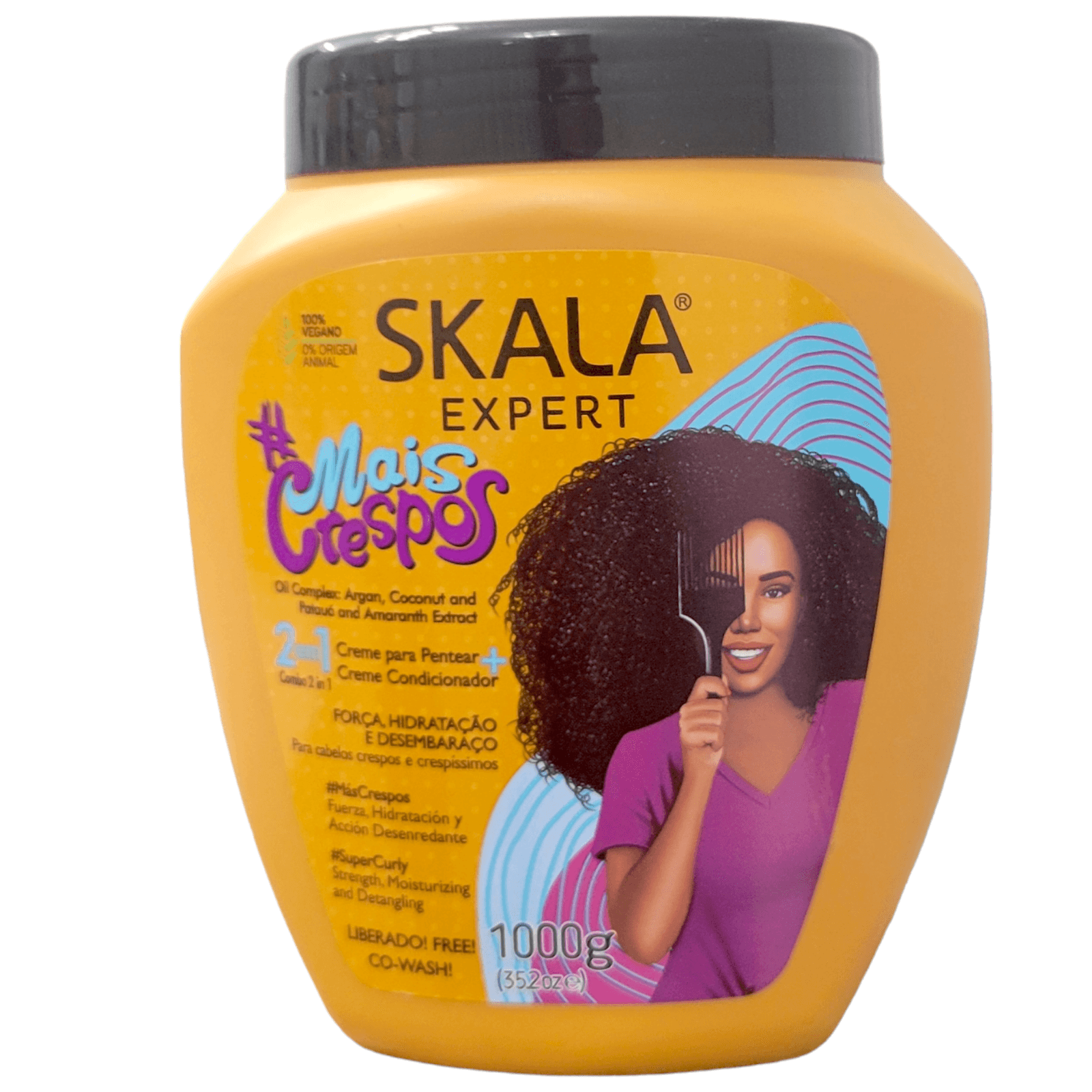 Mais Crespos Hair Treatment for Curly , Afro Hair with Hydration, Softness - Image 1