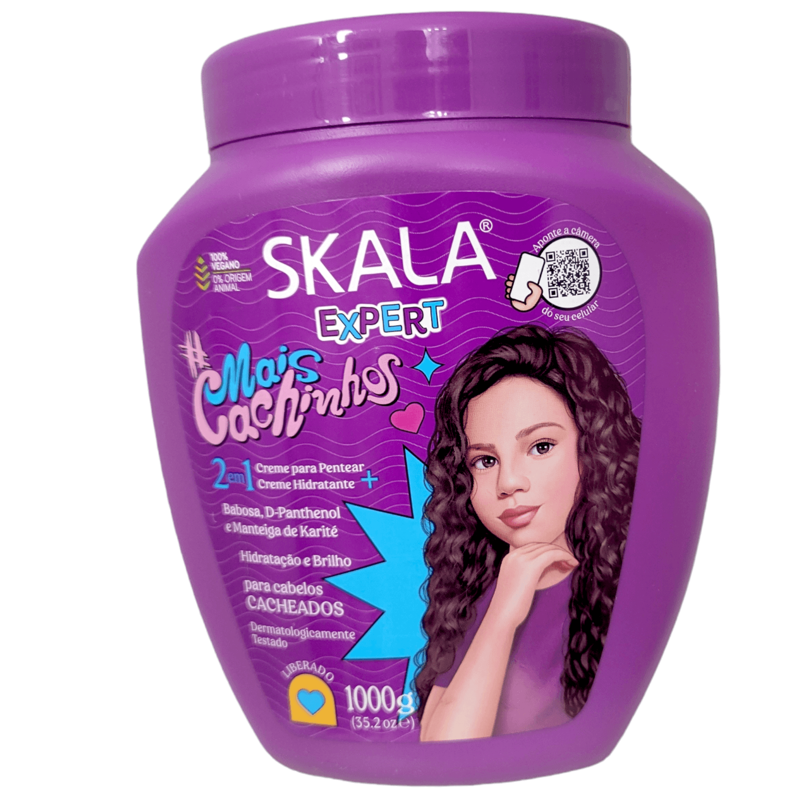 More Curls 2 in 1 Treatment Cream for Girls with Curly Hair Deep Hydration - Image 1