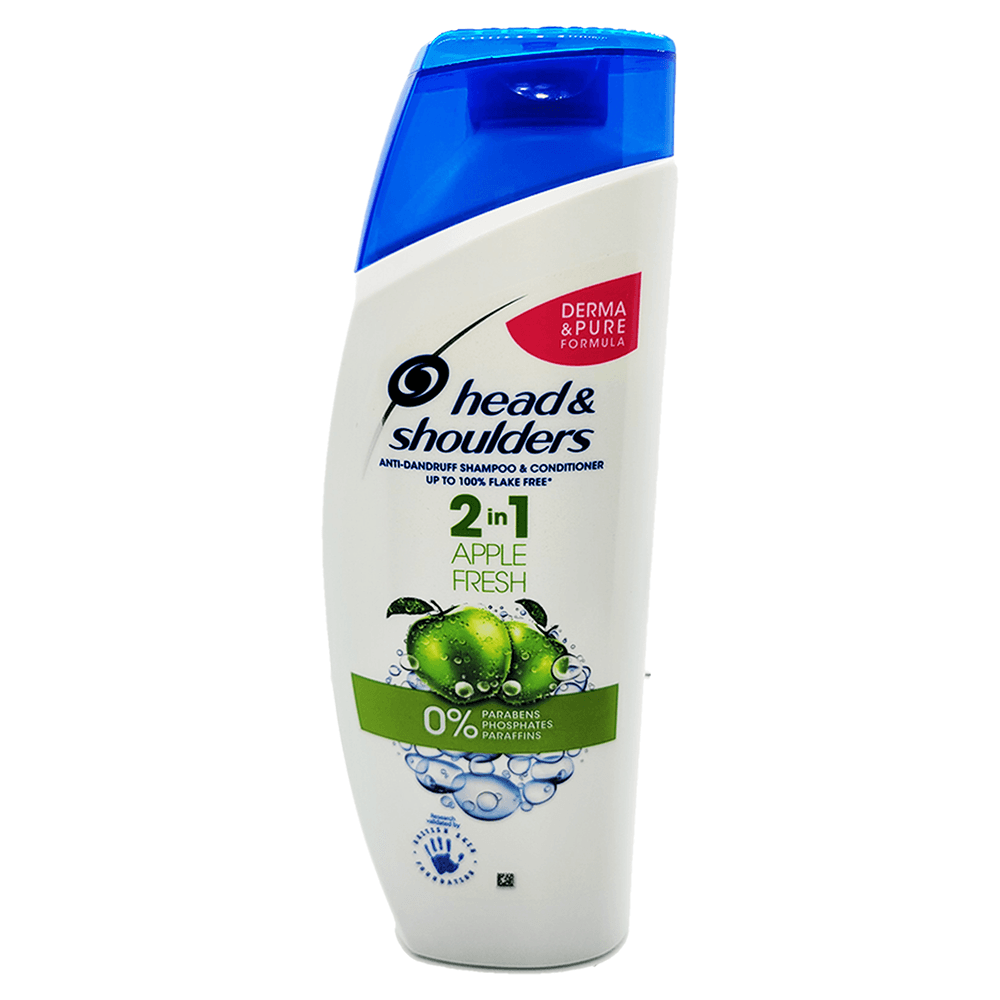 HEALD & SHOULDERS Apple Fresh 500 ml.Anti-Dendruff Shampoo up to 100% Flake Free - Image 1