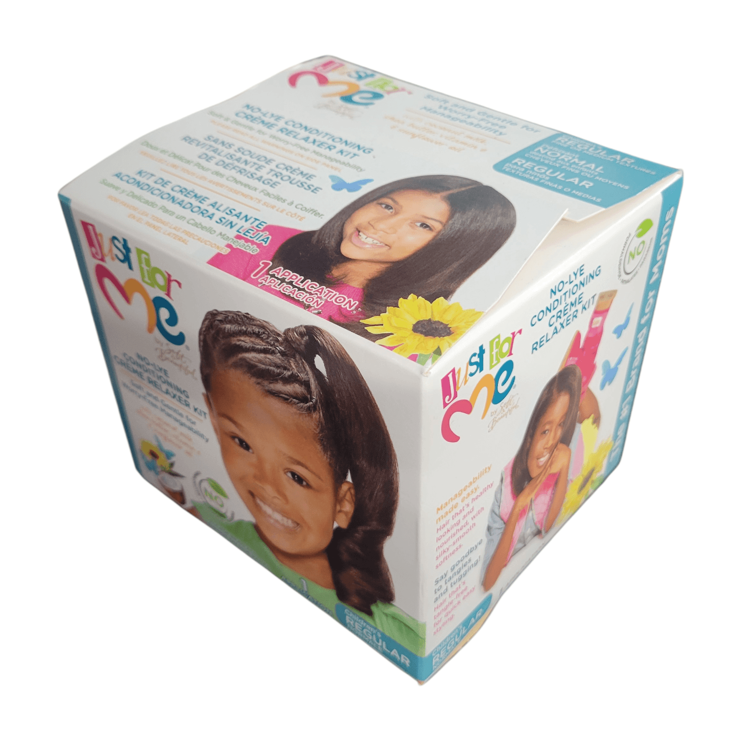 Just For Me No-Lye Conditioning Creme Relaxer Kit No Parabens Phthalates REGULAR - Thumbnail 5