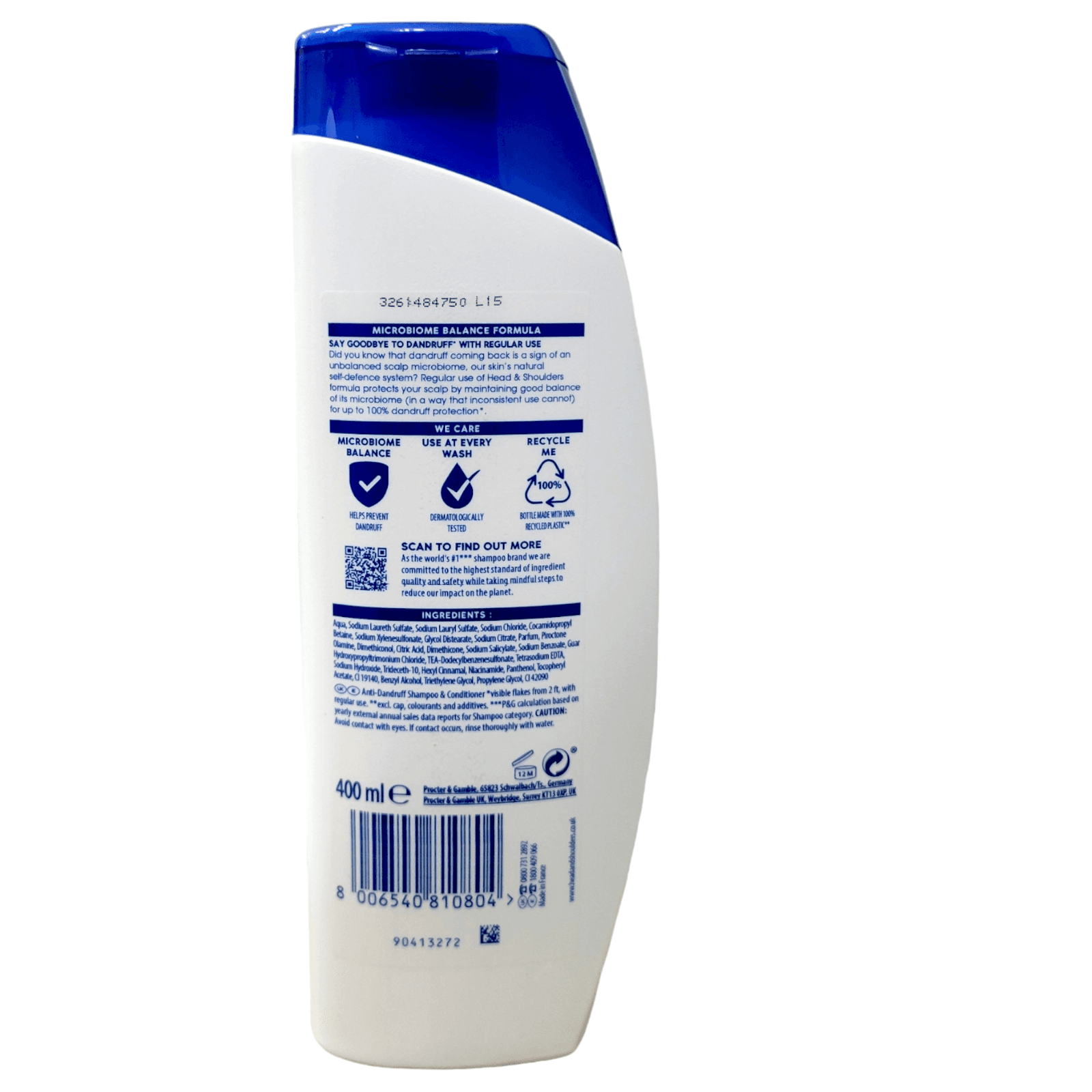 Head & Shoulders 2 in 1: Anti-Dandruff Shampoo and Conditioner with Green Apple - Thumbnail 8