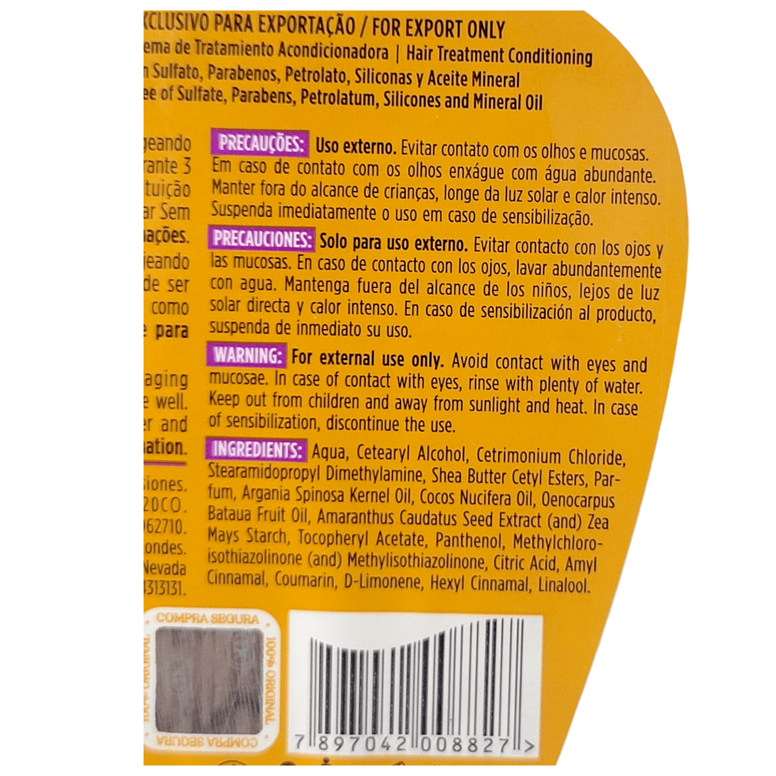 Mais Crespos Hair Treatment for Curly , Afro Hair with Hydration, Softness - Thumbnail 11