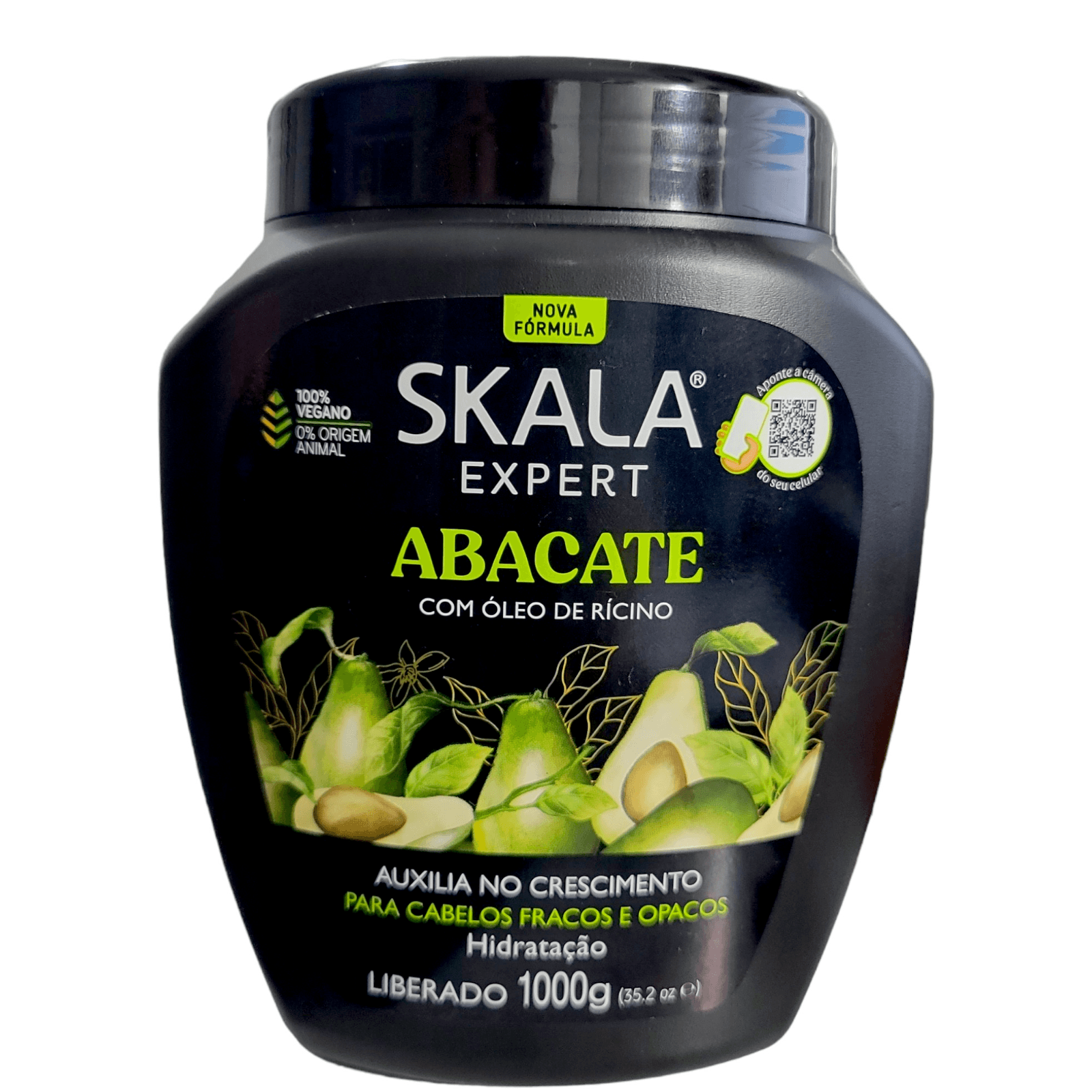 SKALA Brazilian Hair Treatment Cream Avocado & Recina Oil 100% Vegano 35oz | 1kg - Image 1