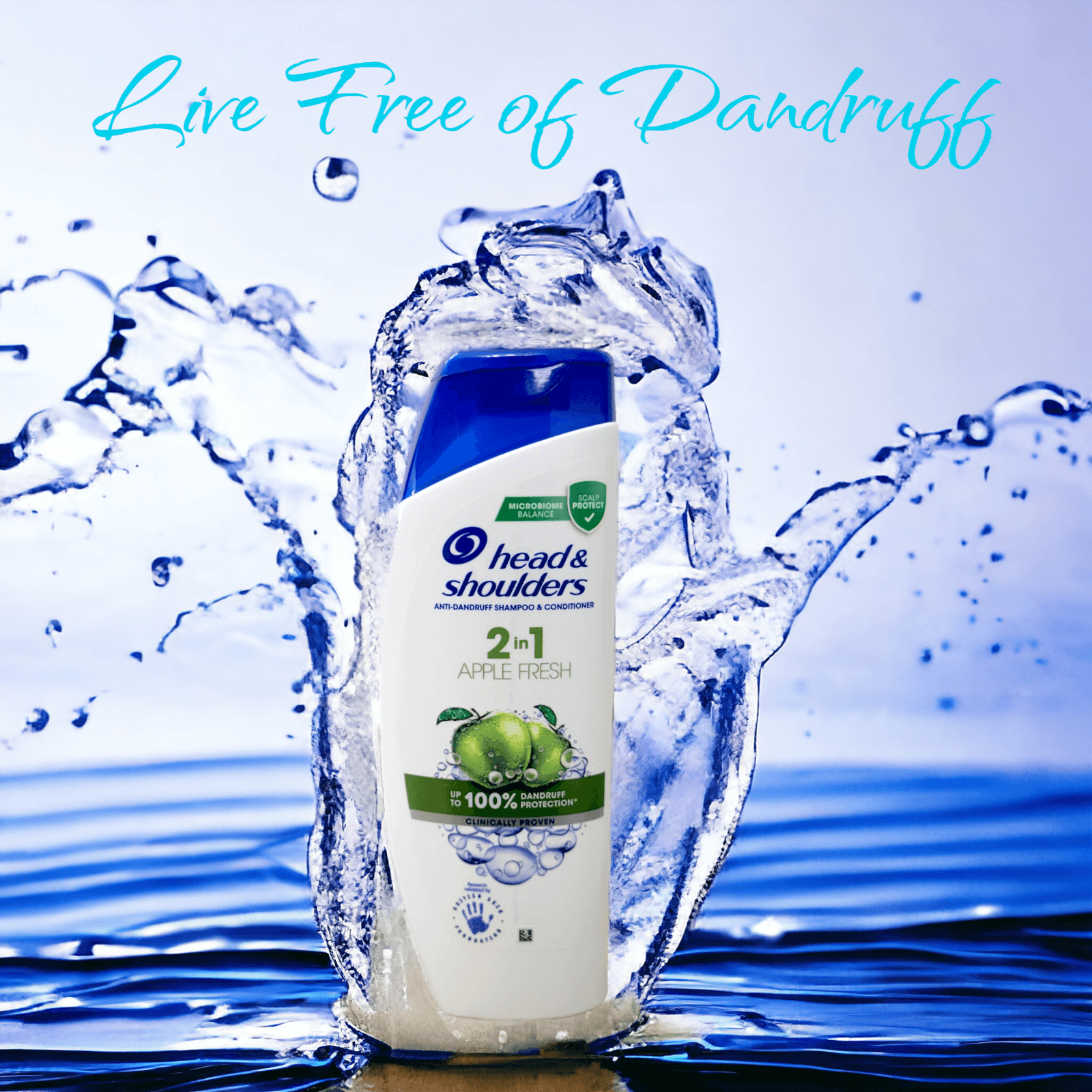 Head & Shoulders 2 in 1: Anti-Dandruff Shampoo and Conditioner with Green Apple - Thumbnail 13