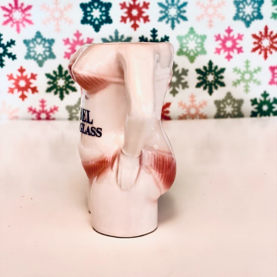 Vintage Rebel Shot Glass Ceramic Bikini Torso Mug Made in Japan - Thumbnail 2