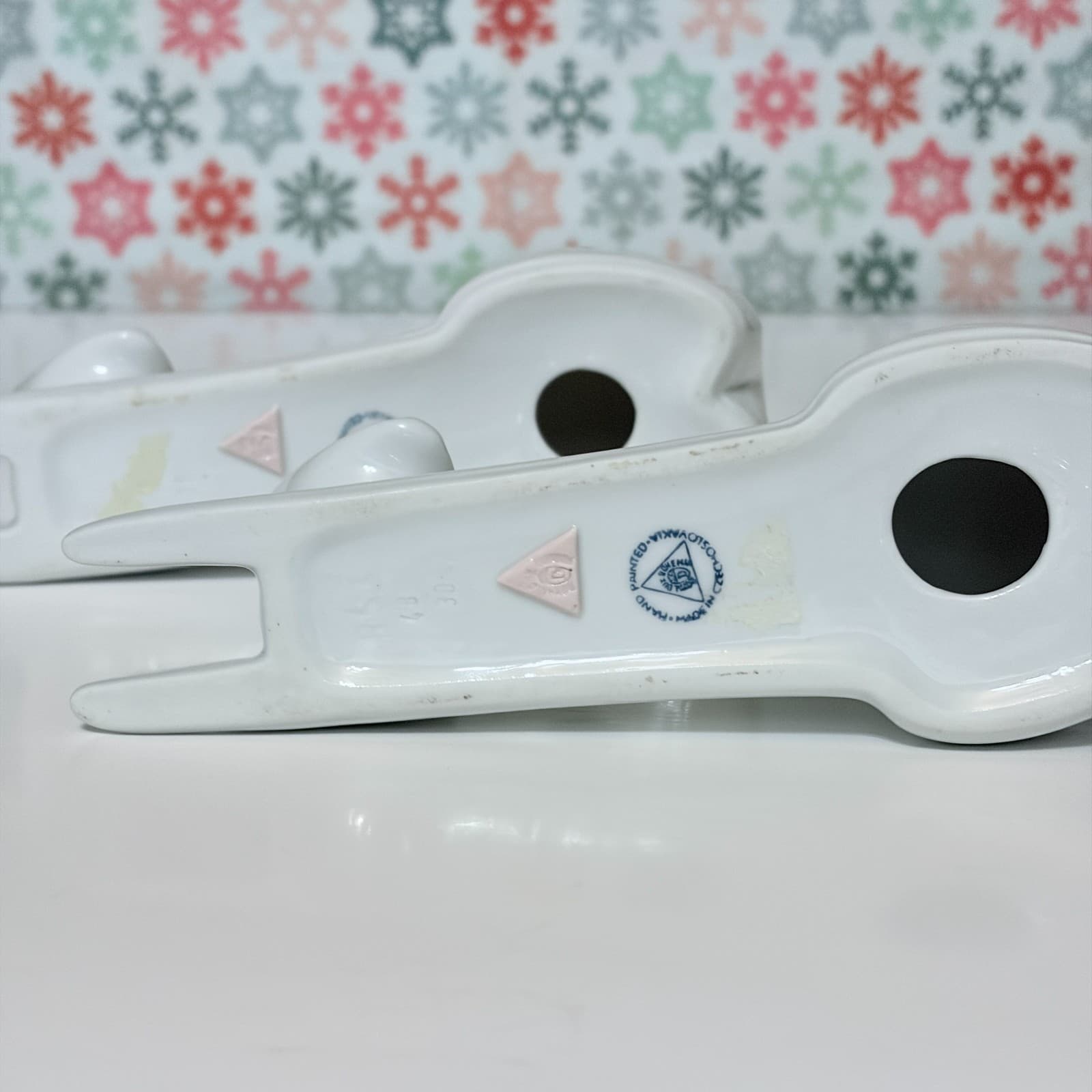 Antique Royal Dux Bohemia Siamese Cat Pair | Art Deco Porcelain | c.1920s - Thumbnail 9