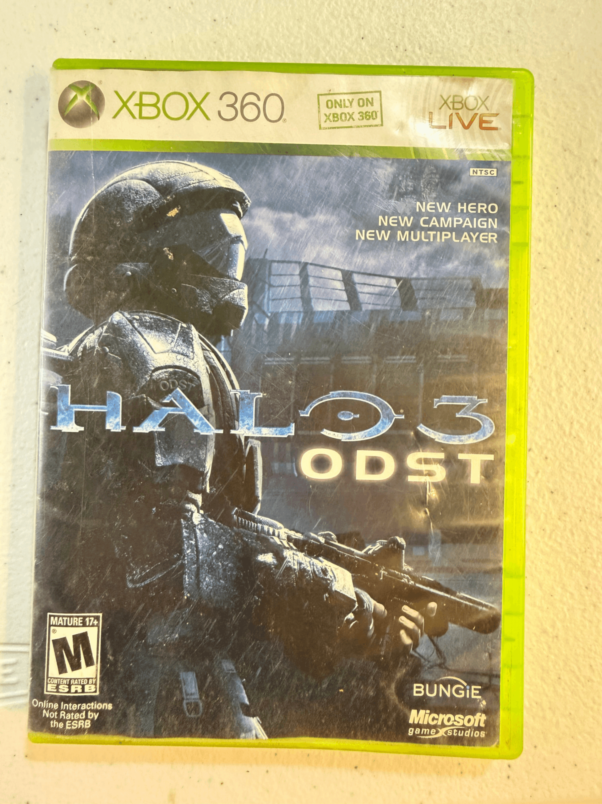 Halo 3: ODST Xbox 360 Game - Bungie - Xbox Live Compatible Disc 1 ONLY - Image 1