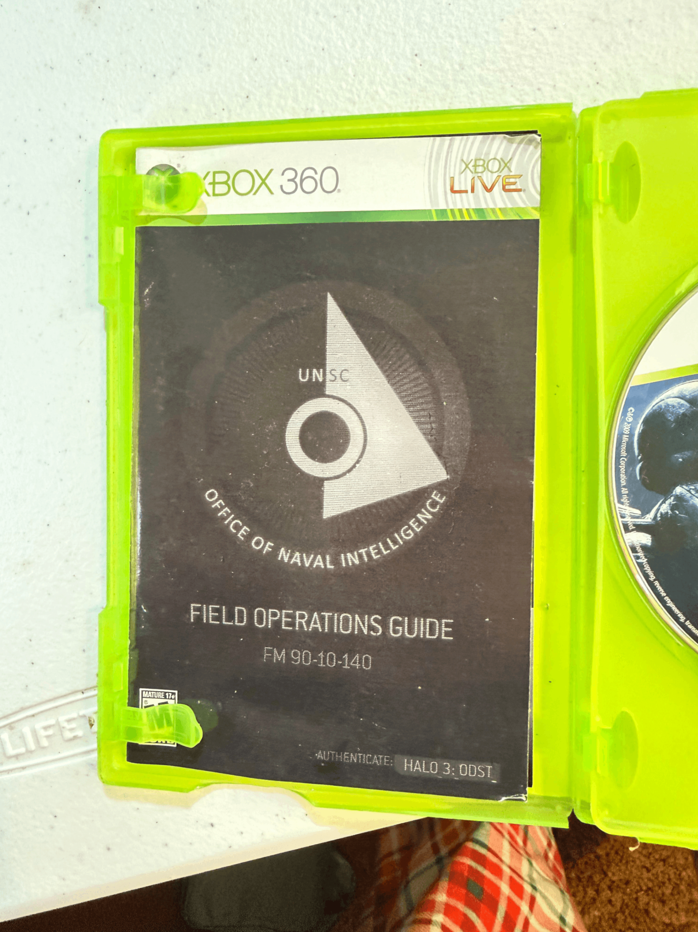 Halo 3: ODST Xbox 360 Game - Bungie - Xbox Live Compatible Disc 1 ONLY - Thumbnail 5