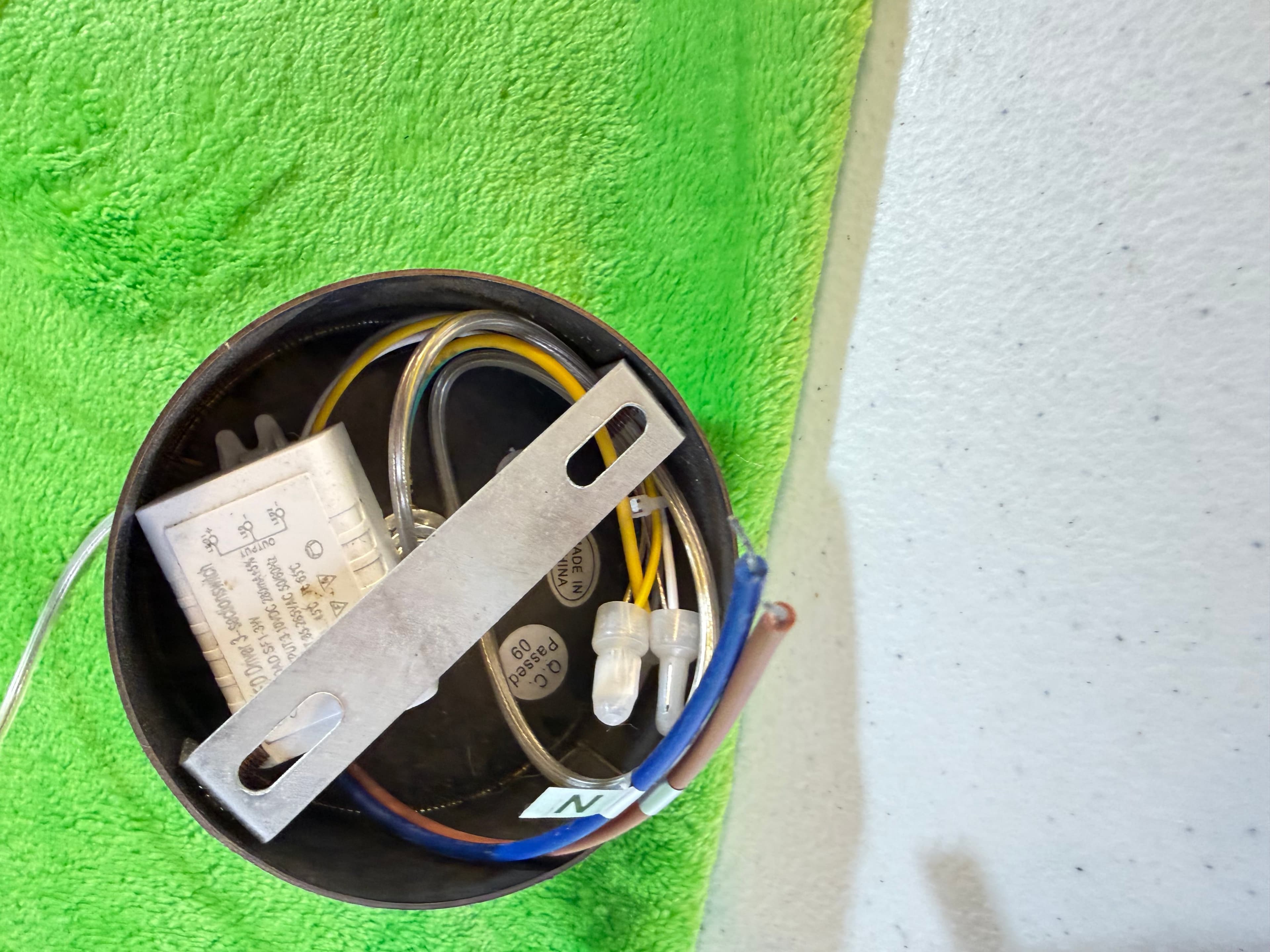 Modern Teardrop Bubble Glass LED Pendant Light Black Chrome Hanging Ceiling Lamp - Thumbnail 2