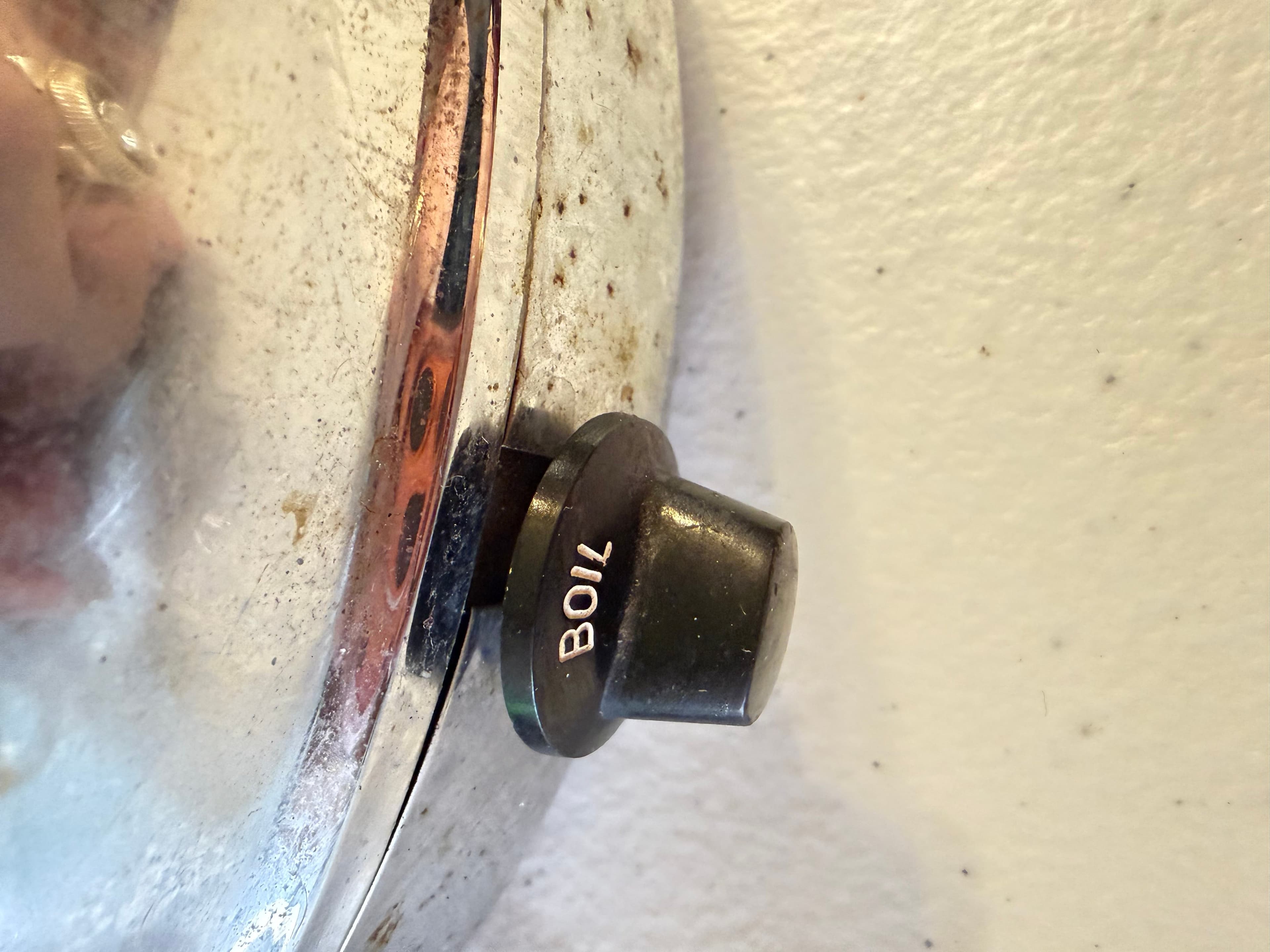 Vintage Bersted Art Deco Chrome Electric Tea Kettle Cloth Cord Bakelite MCM 1940 - Thumbnail 4