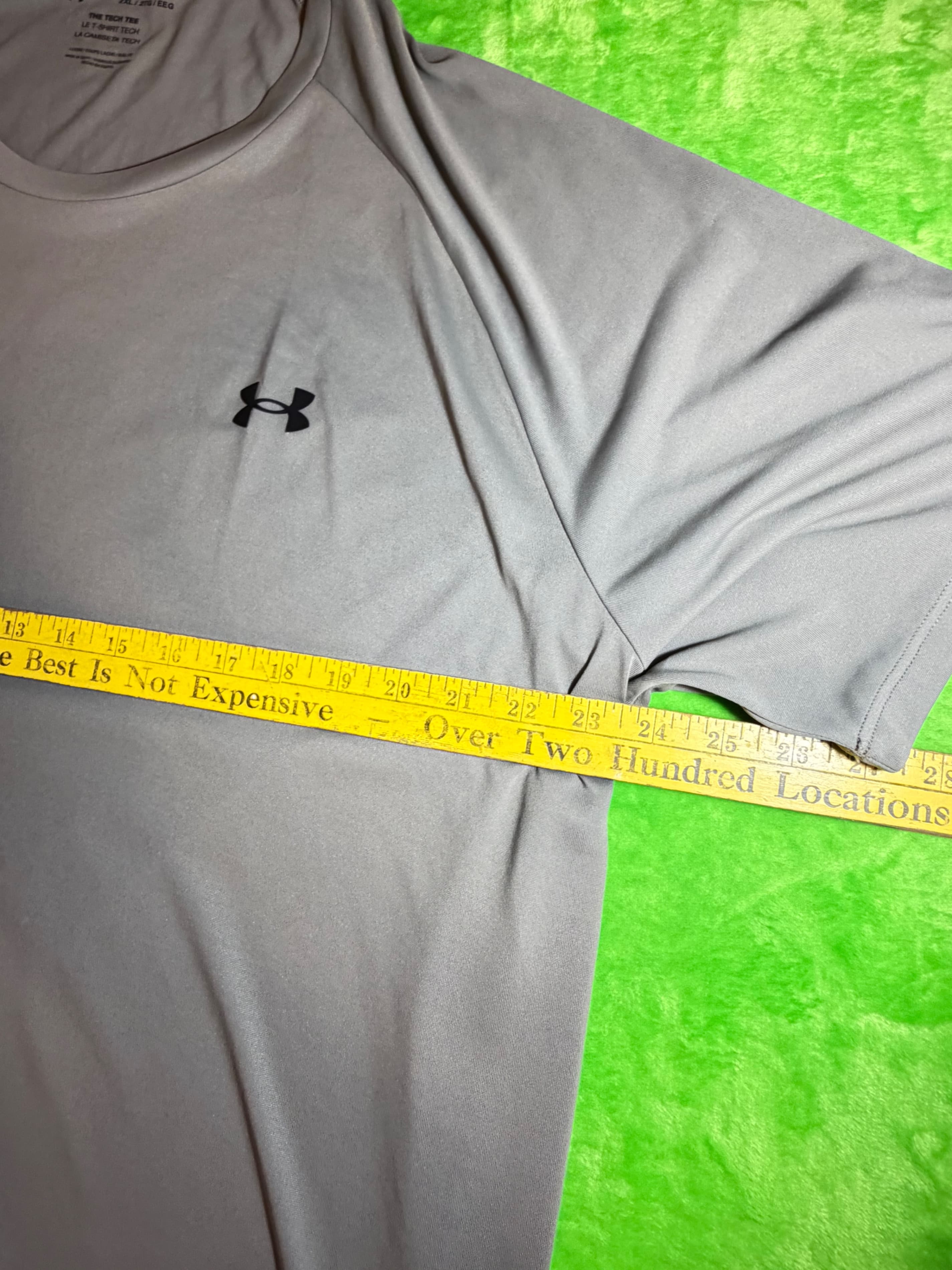 Under Armour Men's Short Sleeve Performance T-Shirt - Gray 2XL - Thumbnail 6