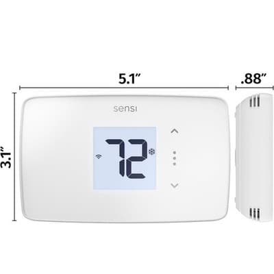 Sensi Lite Smart Thermostat, Programmable, WiFi, Easy DIY, Works With Alexa - Thumbnail 2