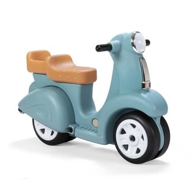 Step2 Ride Along Aqua Scooter Toddler Foot-to-Floor Riding Toy for Ages 18M-4Y - Image 1