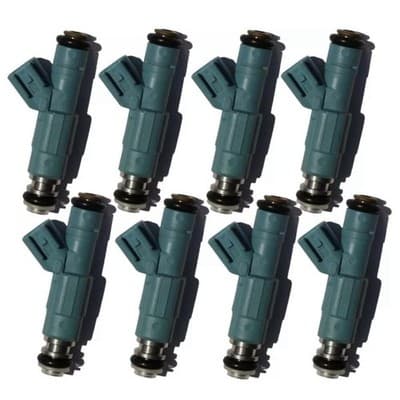 OEM Bosch Fuel Injectors Set (8) 0280155849 / XF1E-A5B - Image 1