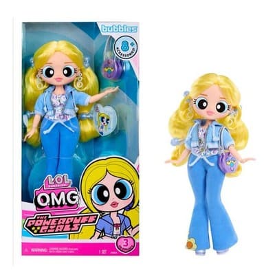 LOL SURPRISE OMG POWERPUFF GIRLS DOLL - BUBBLES