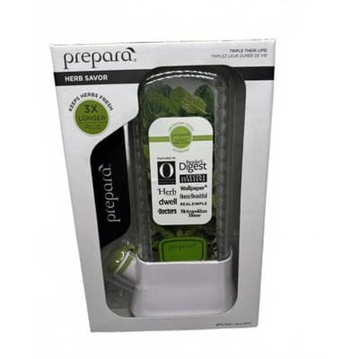 Prepara Herb Savor Original, Keeps Herbs Fresh 3X Longer! PP01-HS100 - Image 1