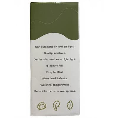 NIB Farm Culture Hydroponics Grow Pad Mini Indoor Garden for Herbs/microgreens - Thumbnail 3