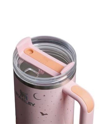 Stanley Halloween H2.0 Flow state Quencher Tumbler | 40 oz | Spellcast Pink New - Thumbnail 2