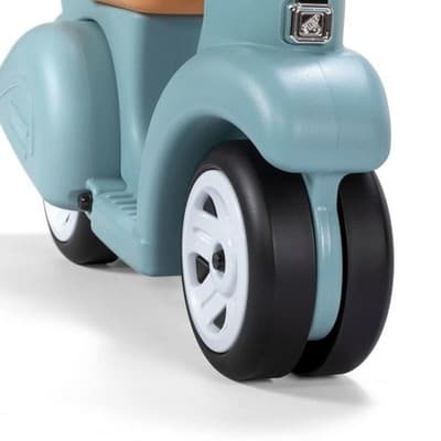 Step2 Ride Along Aqua Scooter Toddler Foot-to-Floor Riding Toy for Ages 18M-4Y - Thumbnail 4