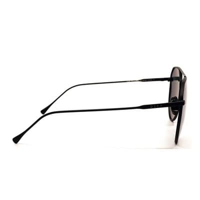 DIFF Matte Black Solid Grey Polarized Sunglasses - Thumbnail 3