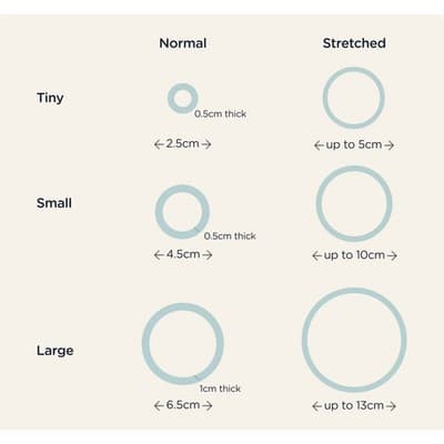 Teleties Sunset Gold Large Hair Ties - Thumbnail 3