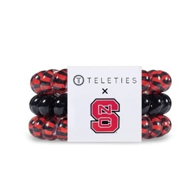 Teleties North Carolina State University Large Hair Ties - Image 1