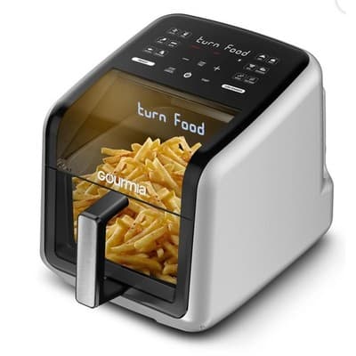 Gourmia Panorama 7-QT Digital Air Fryer w/ Panoramic View, Holographic Display - Thumbnail 2