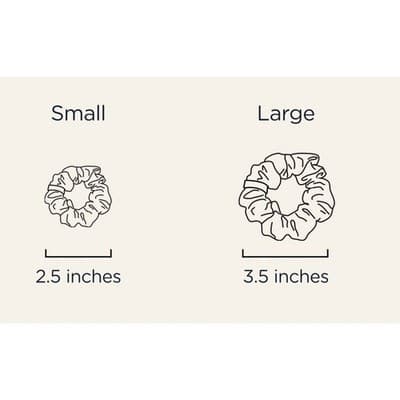 Teleties For the Love of Nudes Large Silk Scrunchies - Thumbnail 2