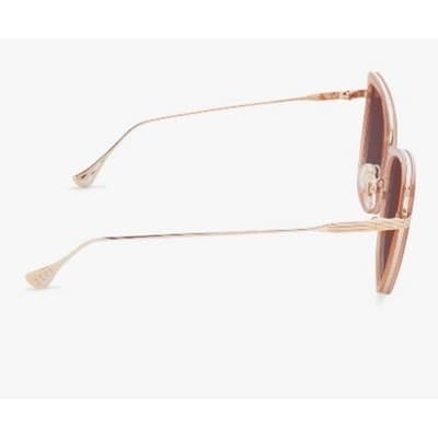 DIFF Valerie Rose Gold/Wine Gradient Sunglasses - Thumbnail 3