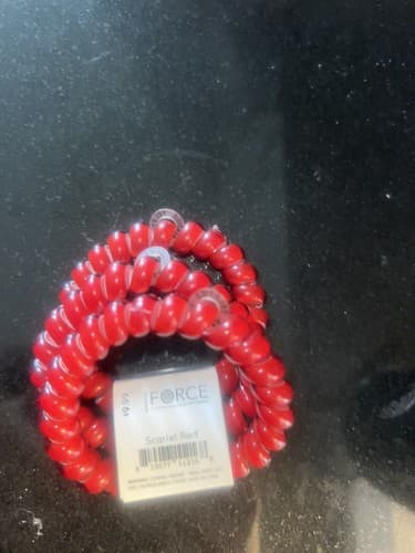 Teleties Large hair ties Scarlet Red Set Of 3 - Thumbnail 2