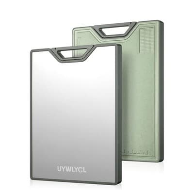 Titanium Cutting Board – Double Sided for Kitchen, Pure Titaniums/Wheat Straw - Image 1