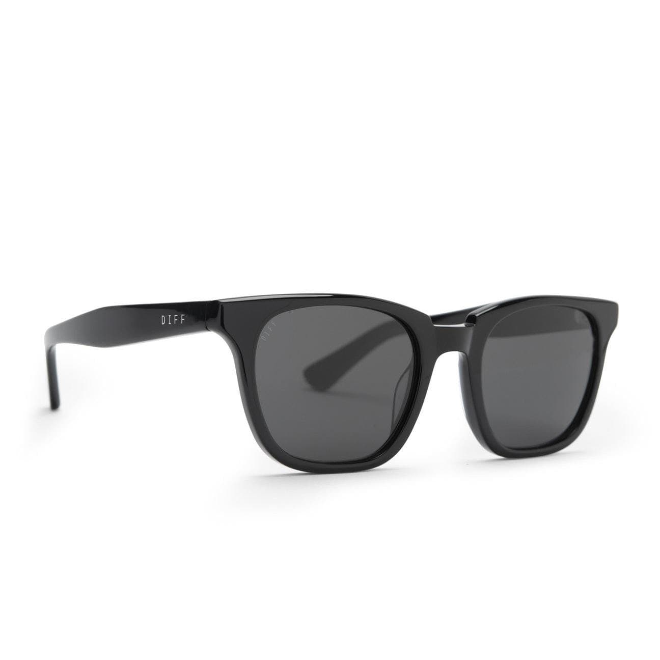DIFF Colton Black Grey Polarized Sunglasses - Image 1