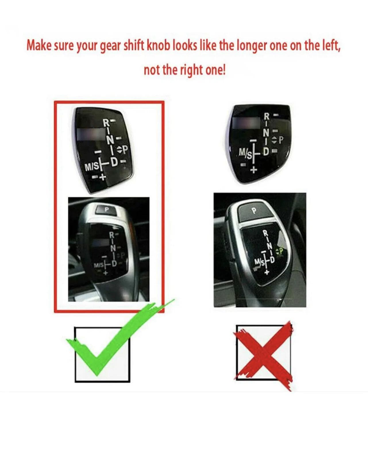 Gear Shift Knob Panel Sticker for BMW 3/4/5/6/7 Series F Chassis X3 X4 X5 X6 /M - Thumbnail 2