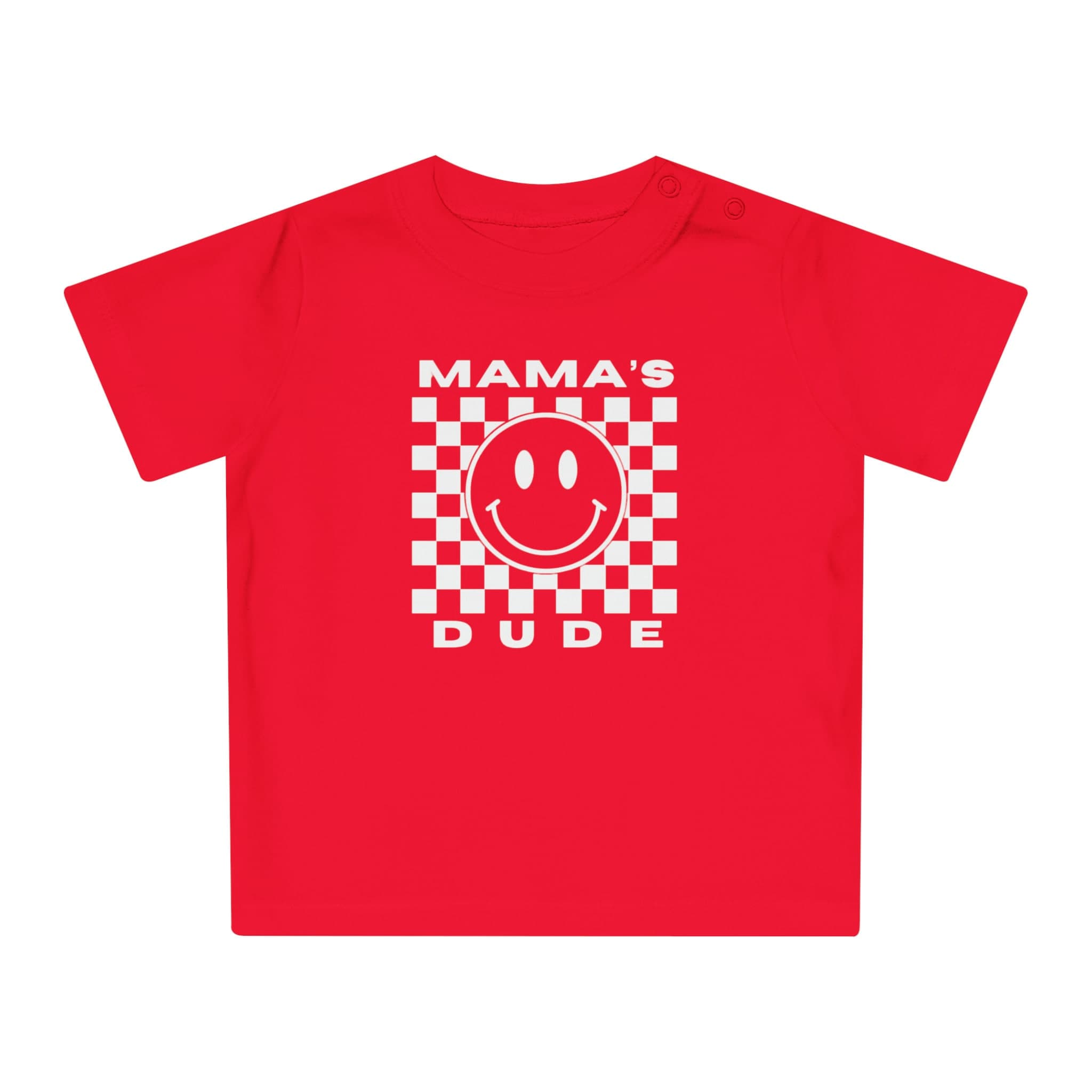 MAMAs DUDE White Background Baby Infant T-Shirt NB-24M - Thumbnail 5