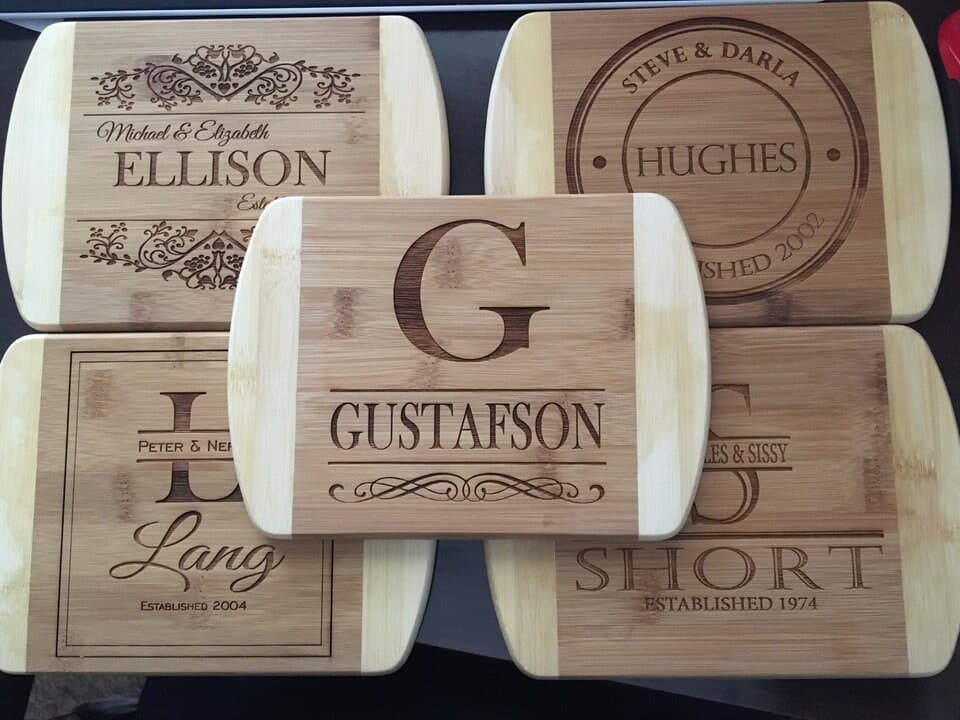 Personalized Bamboo Cutting Board - Thumbnail 10