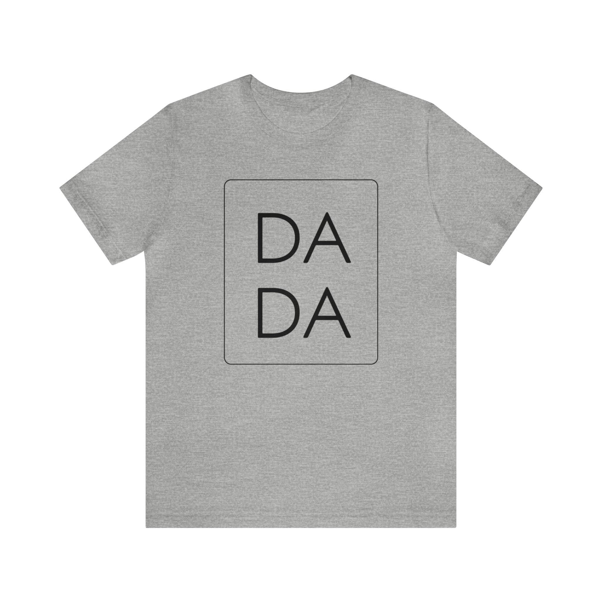 DADA Unisex Jersey Short Sleeve Tee, Black Font - Thumbnail 2