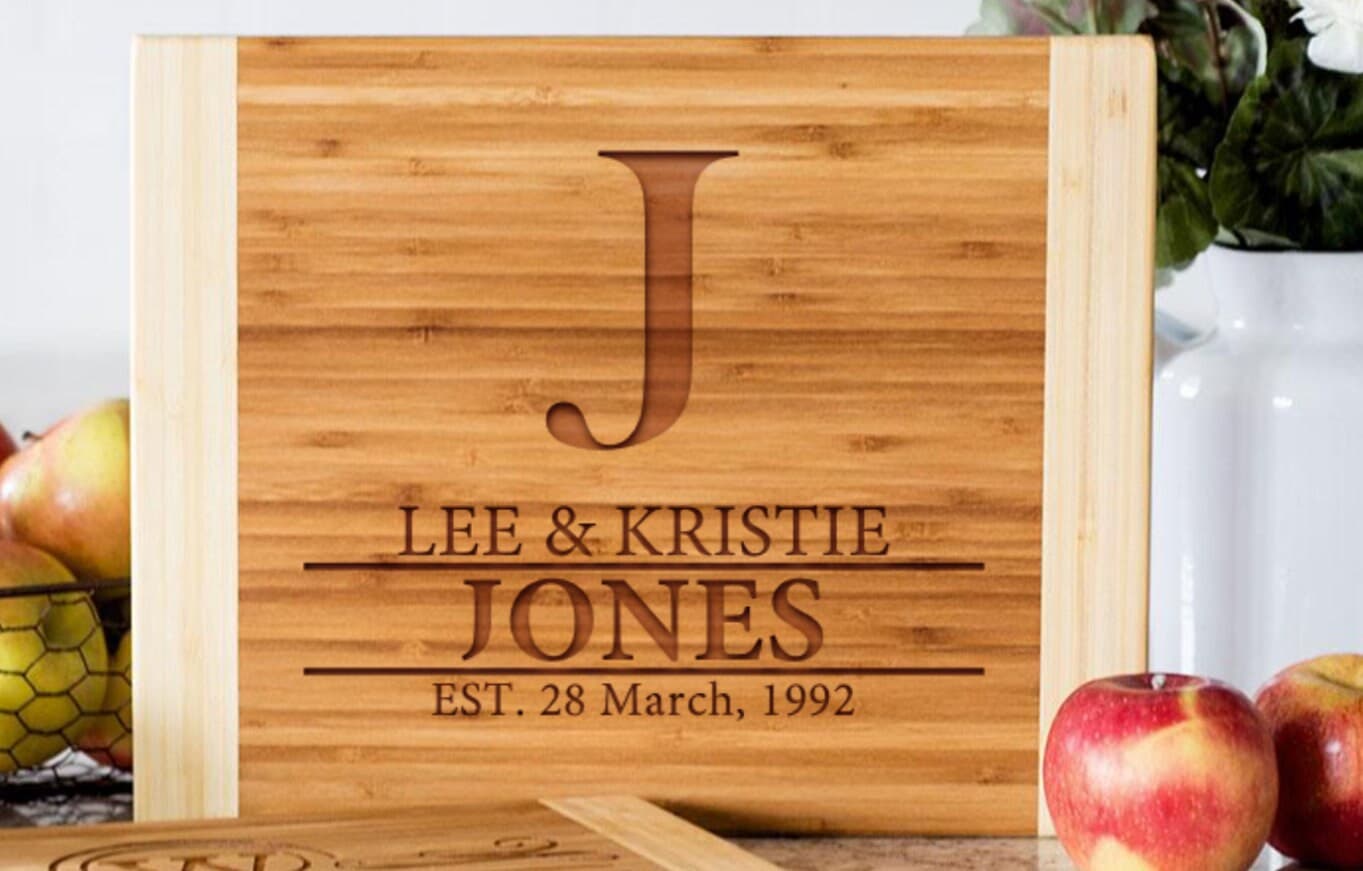Personalized Bamboo Cutting Board - Image 1