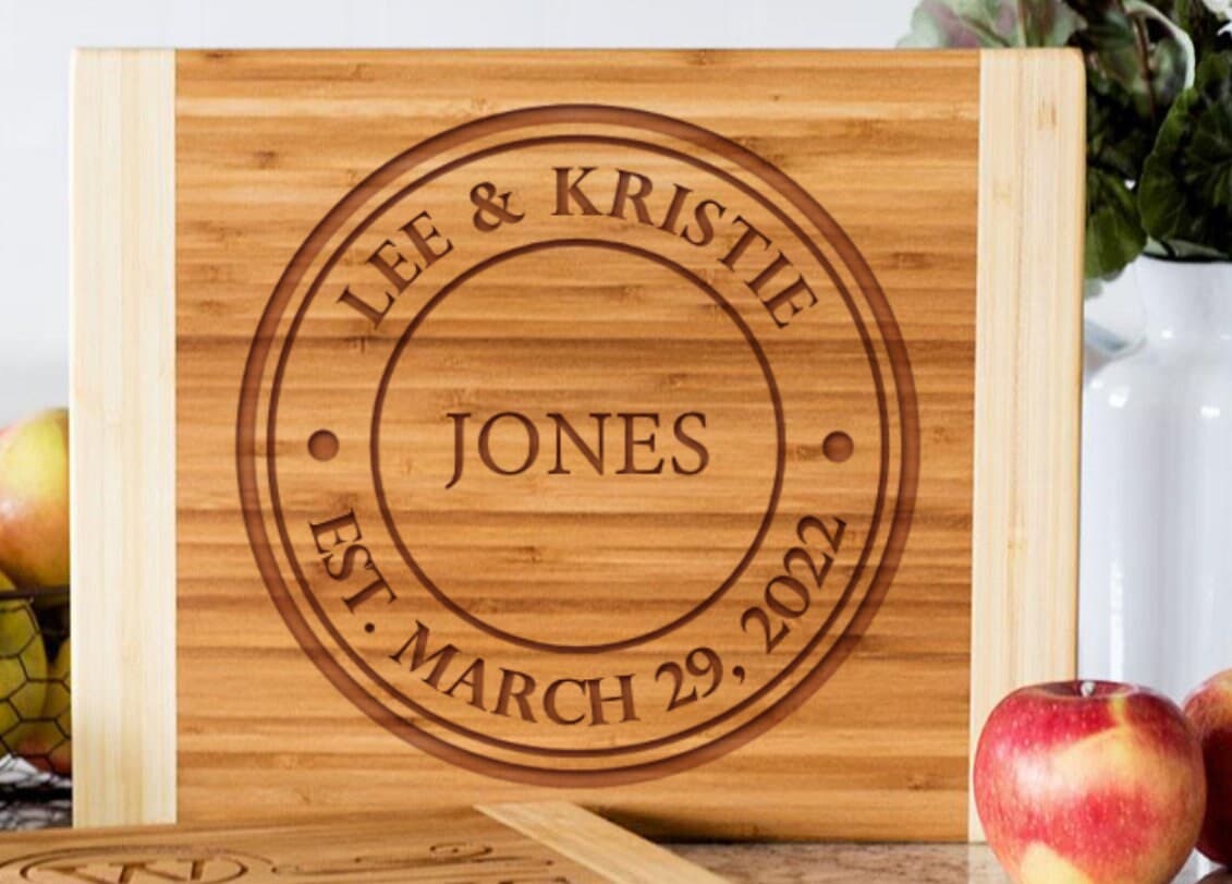 Personalized Bamboo Cutting Board - Thumbnail 3
