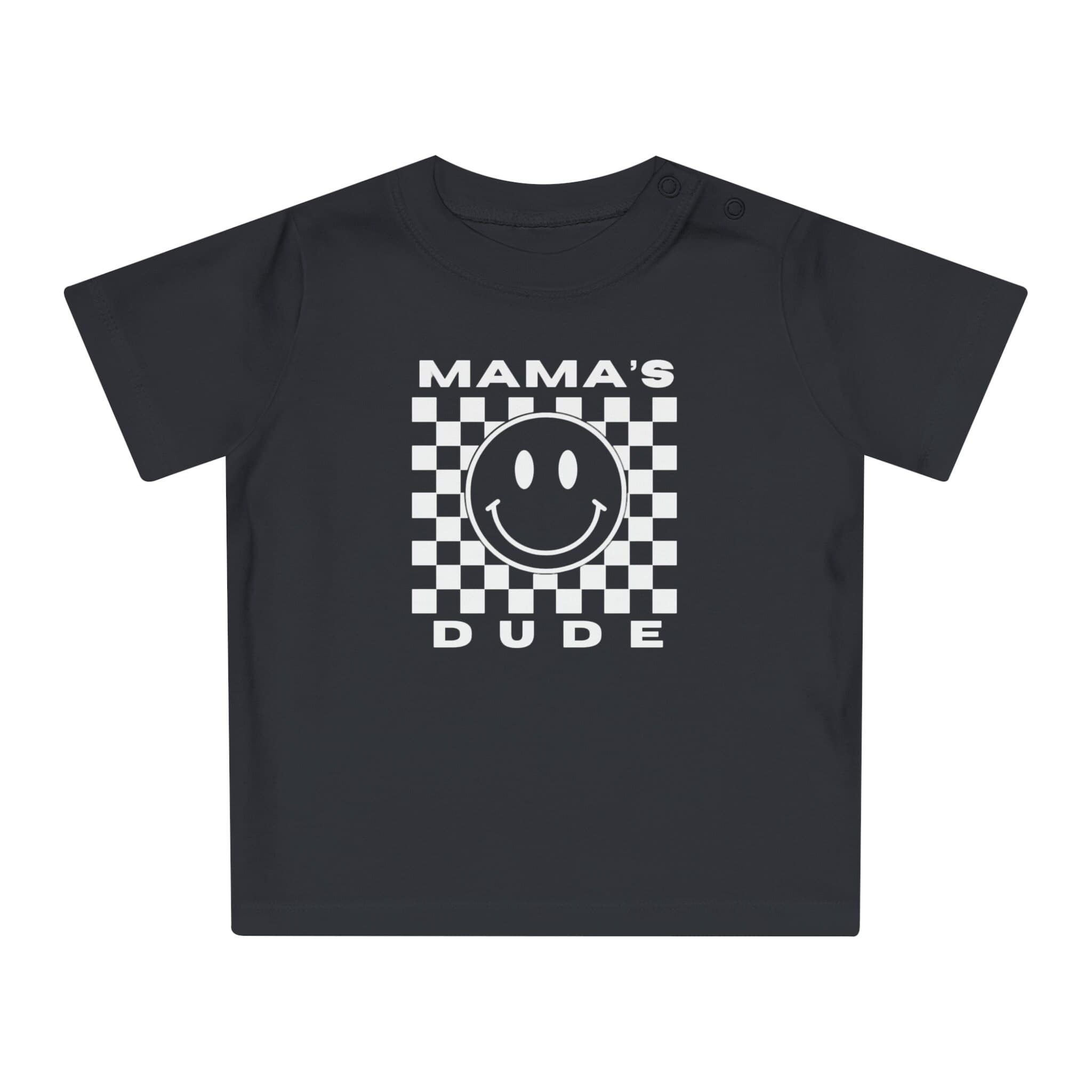 MAMAs DUDE White Background Baby Infant T-Shirt NB-24M - Thumbnail 2