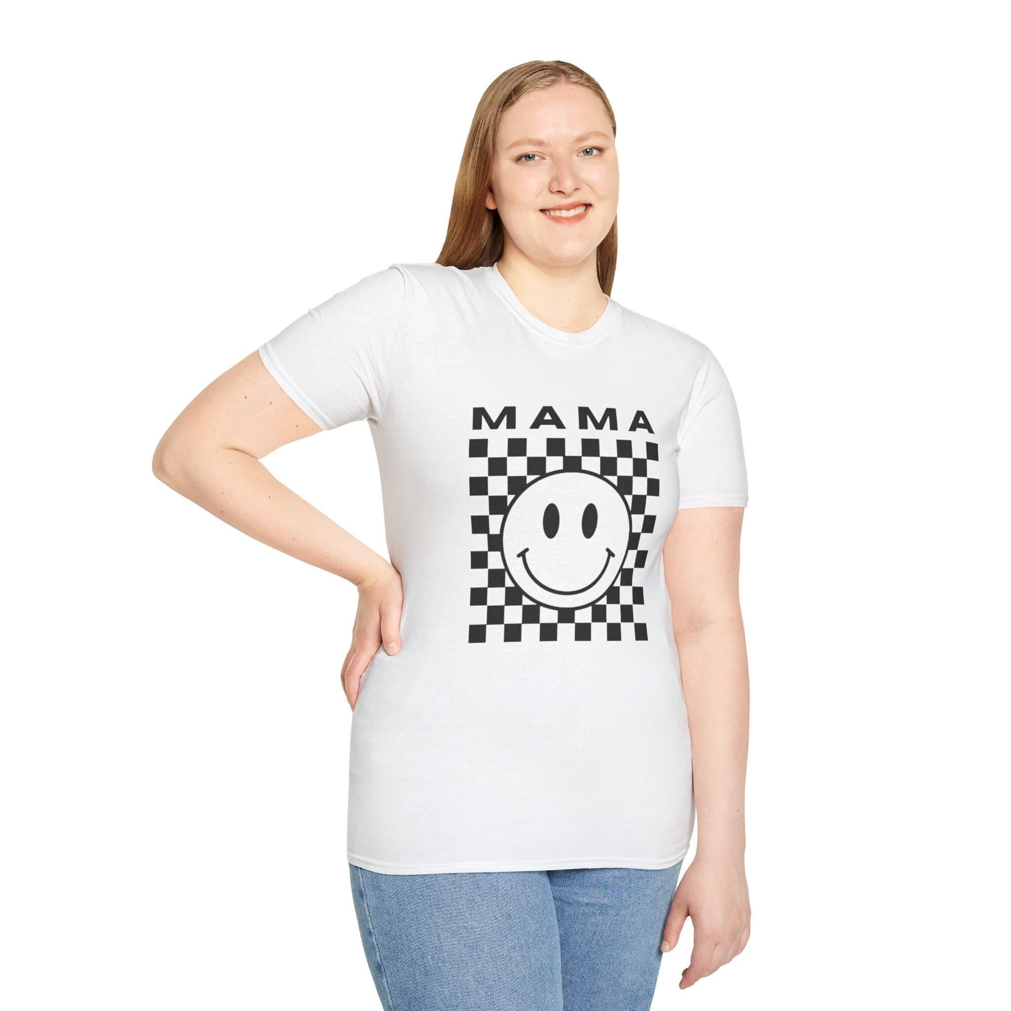 Unisex Softstyle MAMA 2 T-Shirt - Thumbnail 8