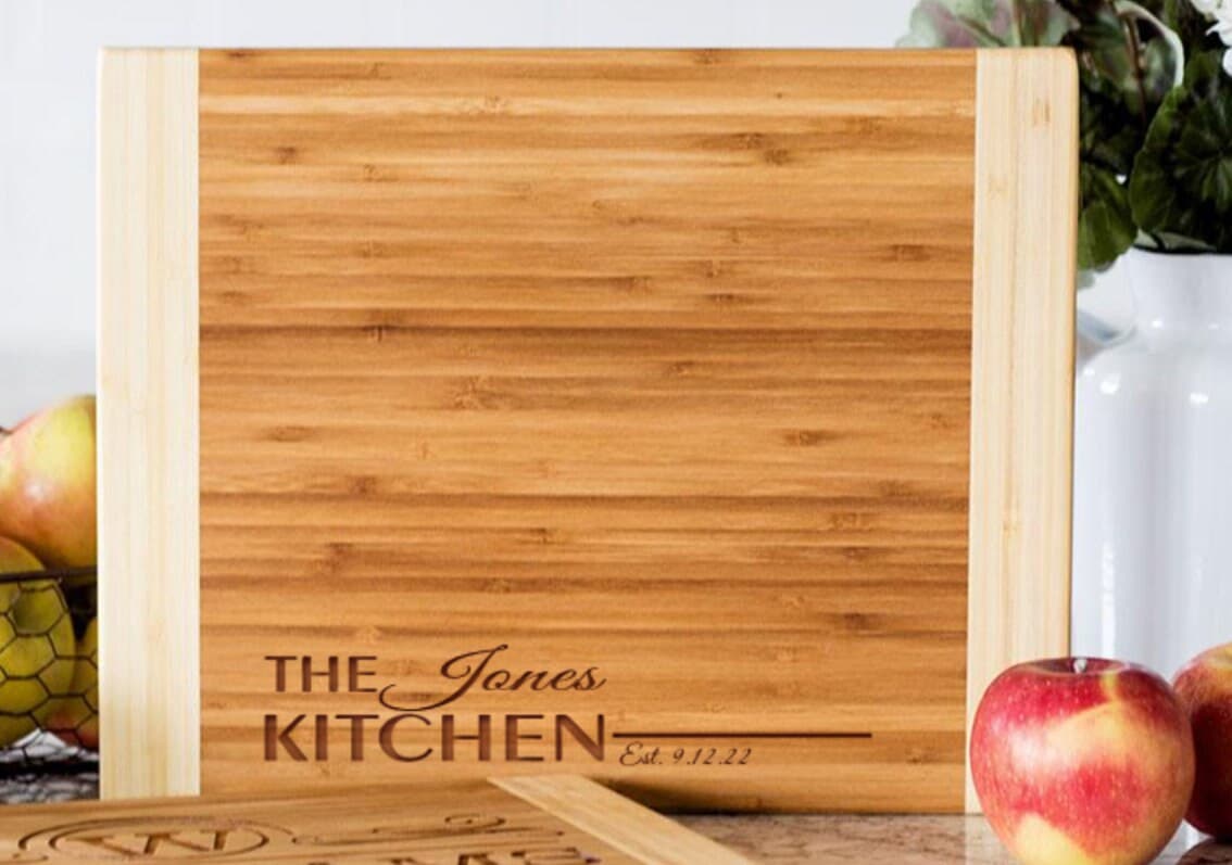 Personalized Bamboo Cutting Board - Thumbnail 4