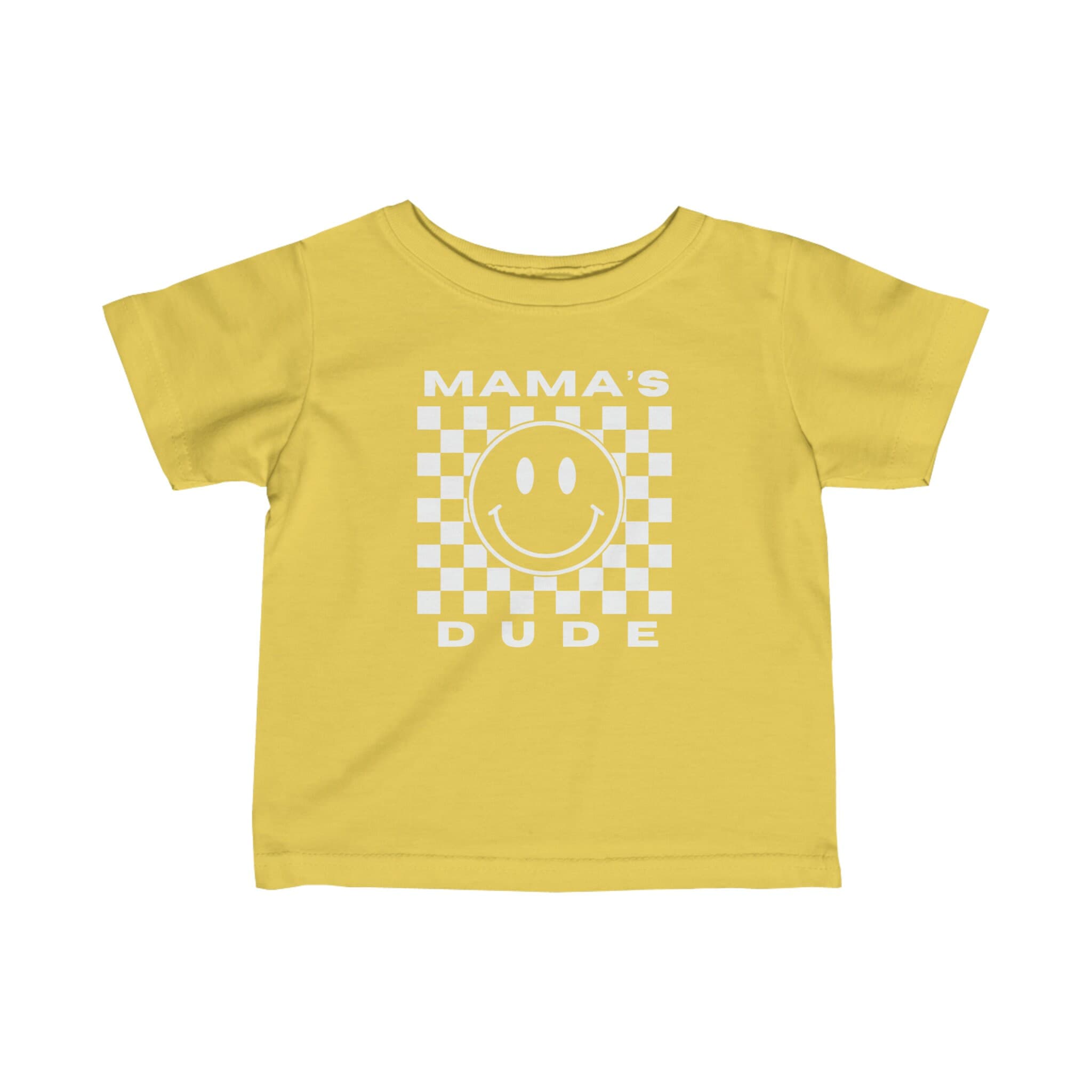Infant MAMAs DUDE White Design Fine Jersey Tee - Thumbnail 9