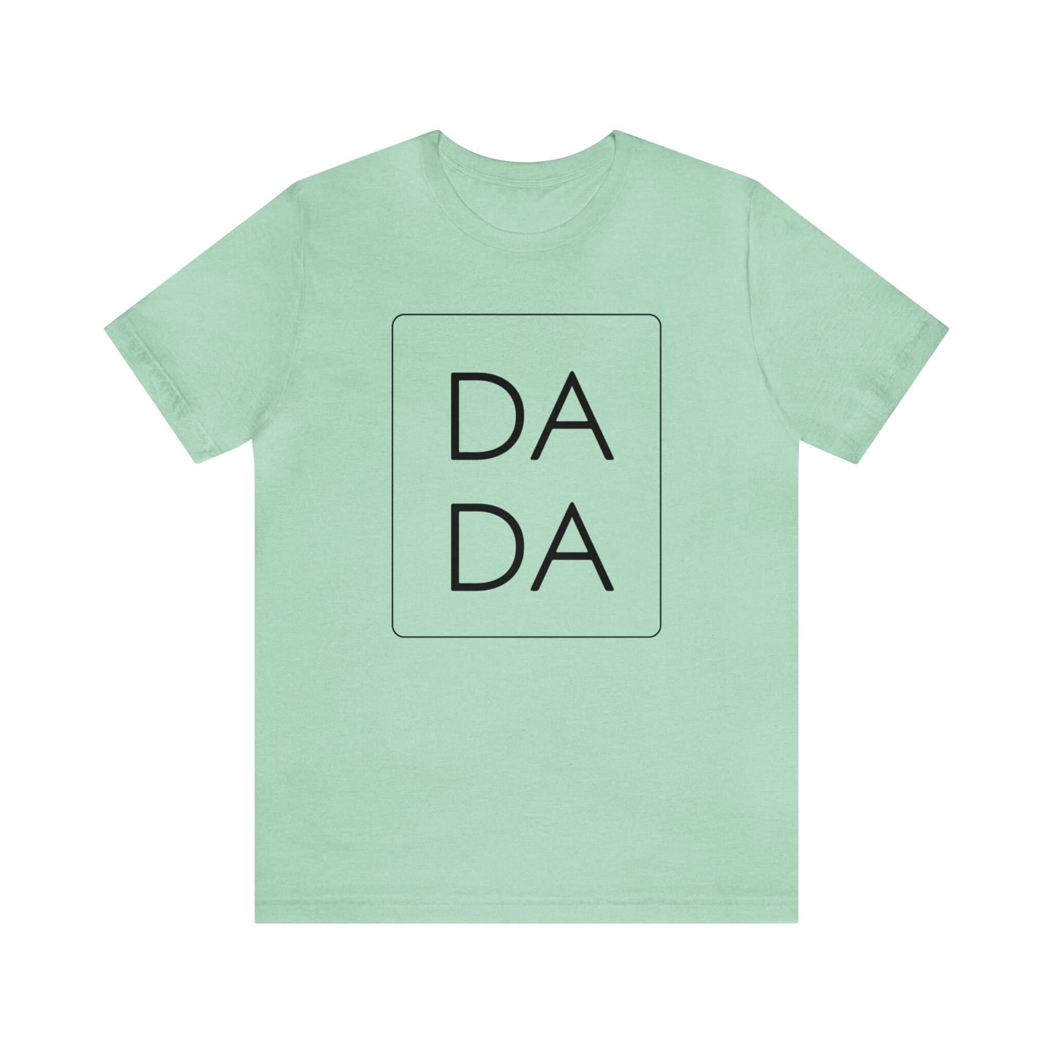 DADA Unisex Jersey Short Sleeve Tee, Black Font - Thumbnail 6