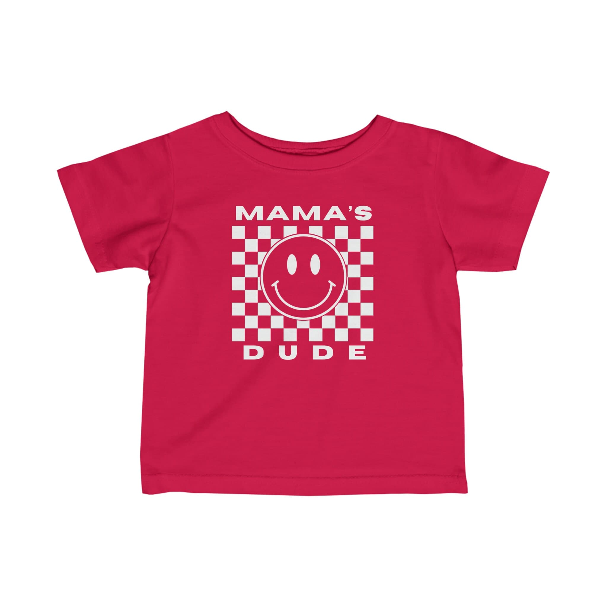 Infant MAMAs DUDE White Design Fine Jersey Tee - Thumbnail 7