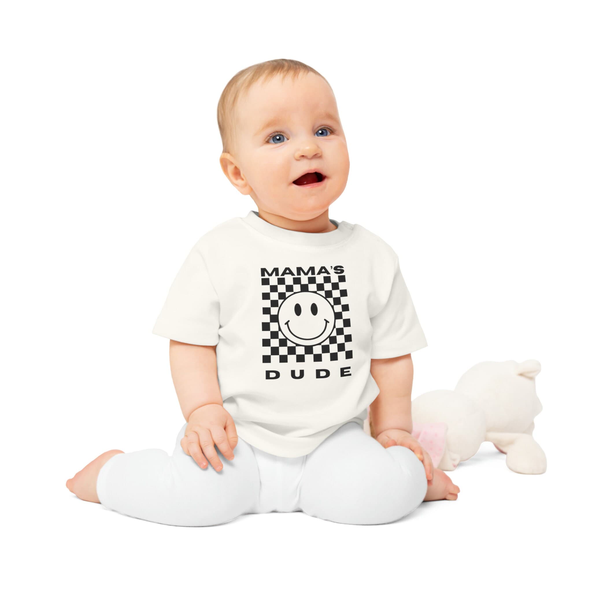 MAMAs DUDE Baby T-Shirt NB - 24 Months Design 4 - Thumbnail 8