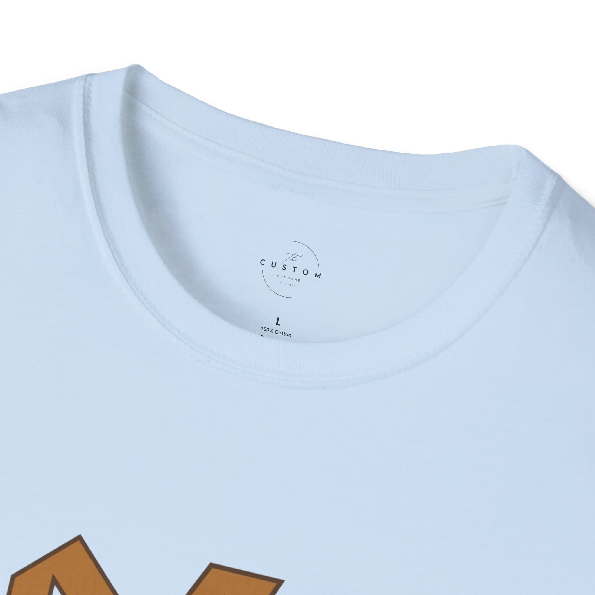 MAMA Lightning Bolt Adult Unisex Softstyle T-Shirt Design 1 - Thumbnail 7