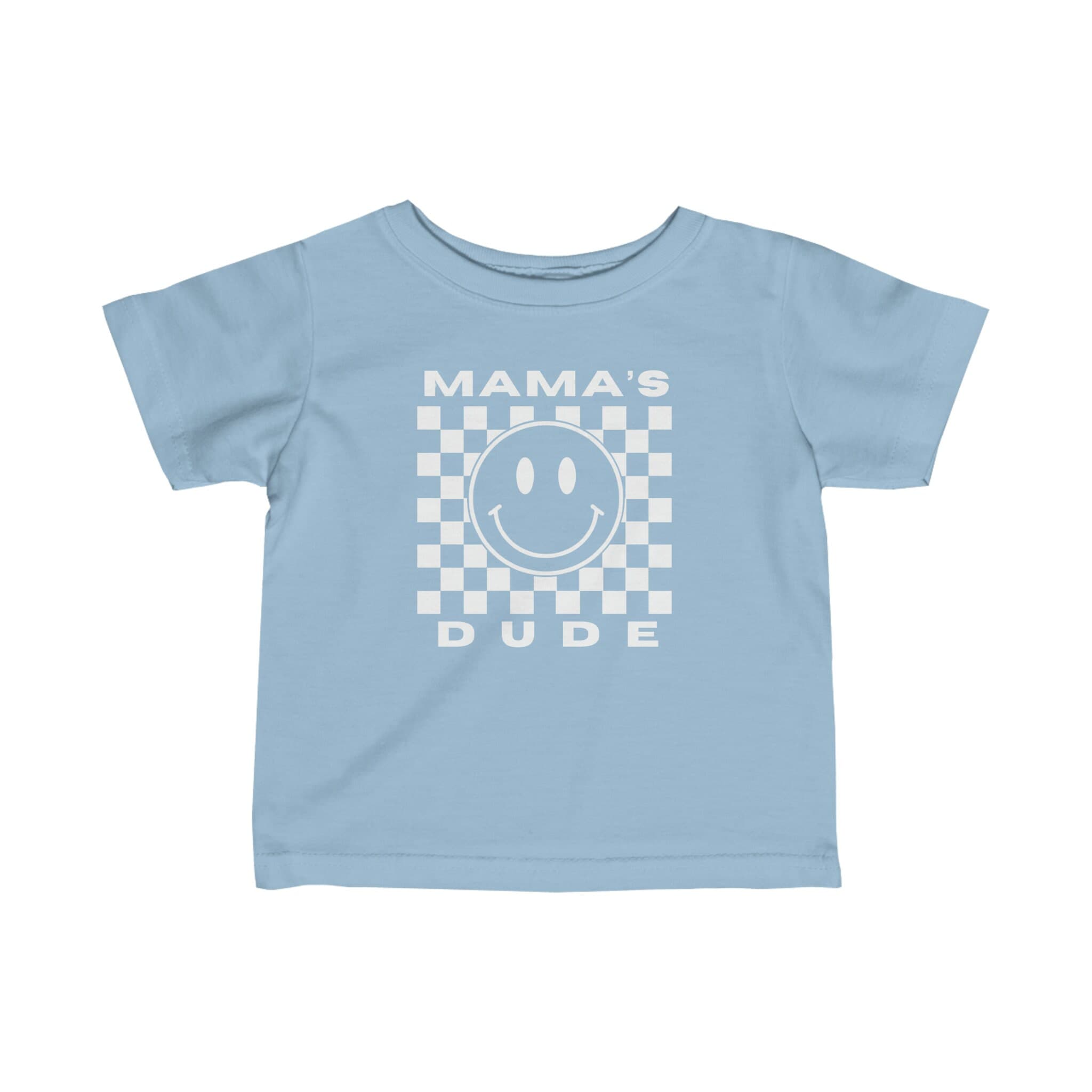 Infant MAMAs DUDE White Design Fine Jersey Tee - Thumbnail 5