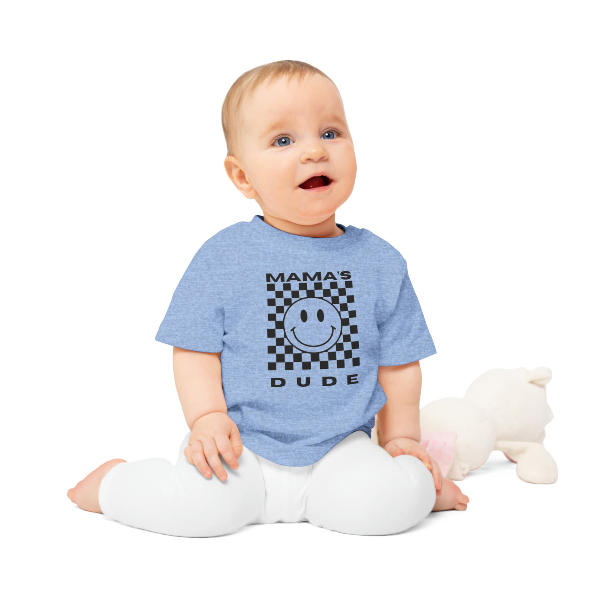 MAMAs DUDE Baby T-Shirt NB - 24 Months Design 4 - Thumbnail 4