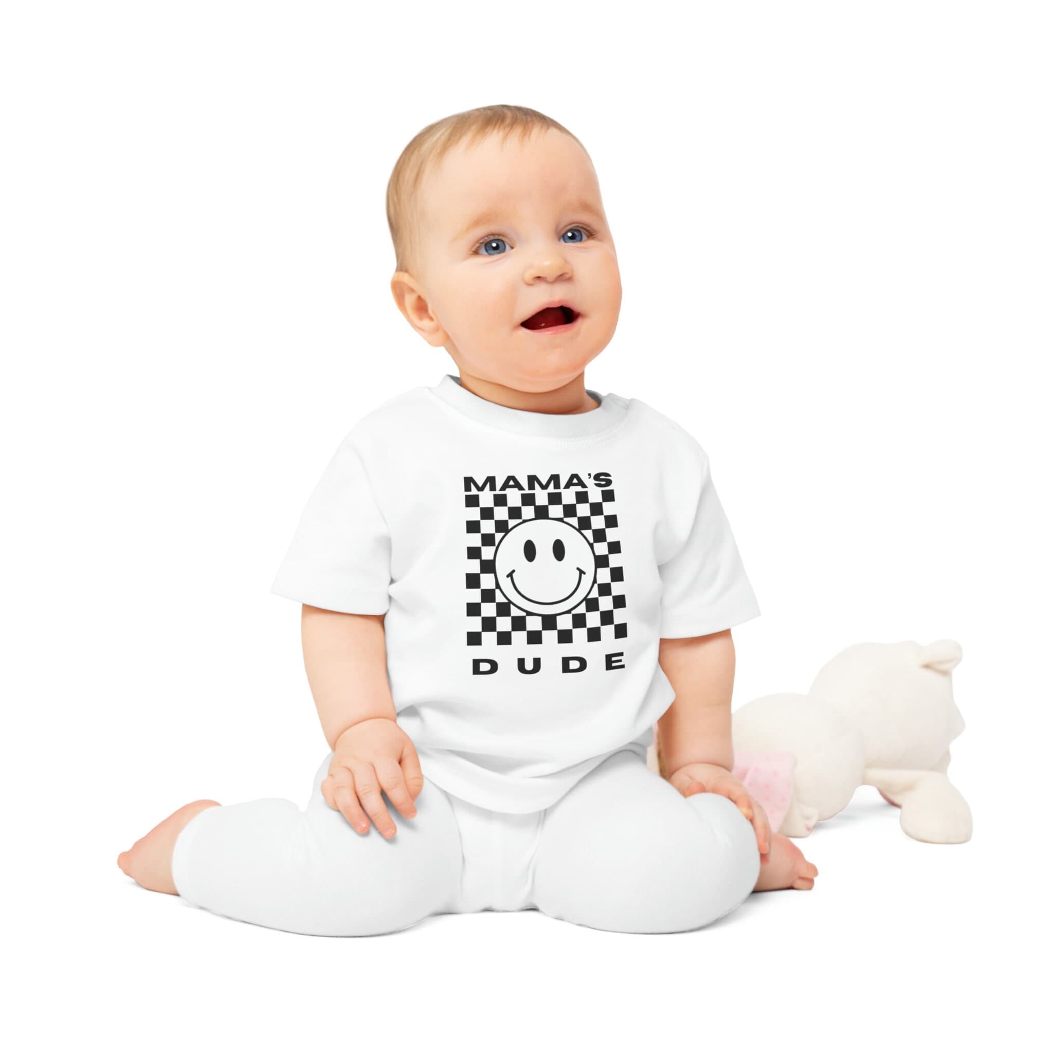 MAMAs DUDE Baby T-Shirt NB - 24 Months Design 4 - Thumbnail 3